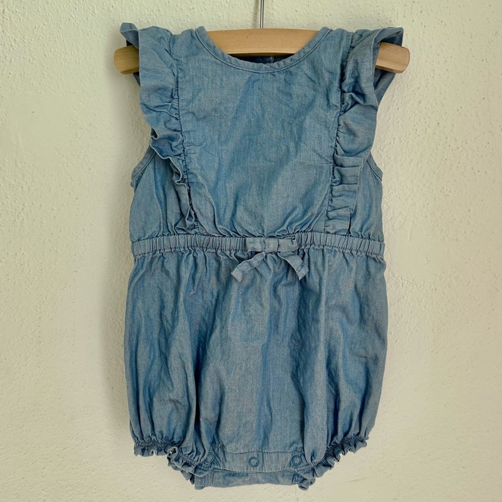 3/$20 - Janie and Jack chambray romper